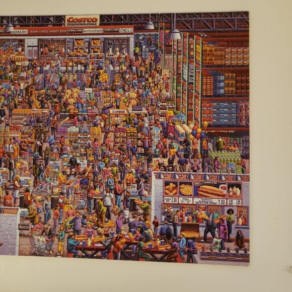 Puzzle 500pc 19x26 Dowdle Costco Wholesale Shopping Store Jigsaw Pre-owned - Picture 10 of 16